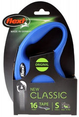 Flexi New Classic Retractable Tape Leash-Blue