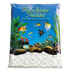 Pure Water Pebbles Aquarium Gravel-Snow White