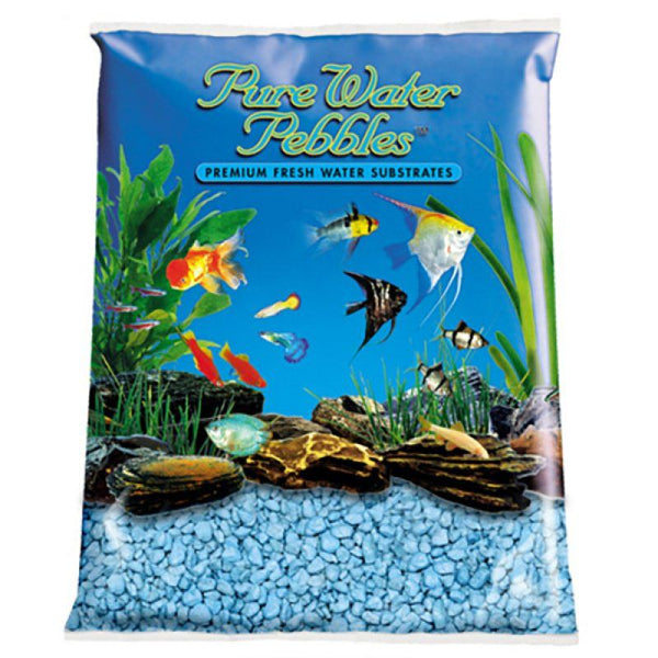 Pure Water Pebbles Aquarium Gravel-Heavenly Blue