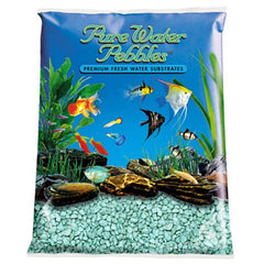 Pure Water Pebbles Aquarium Gravel-Turquoise