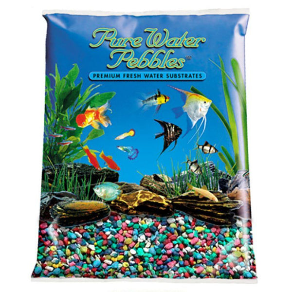 Pure Water Pebbles Aquarium Gravel-Rainbow