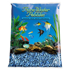 Pure Water Pebbles Aquarium Gravel-Neon Blue