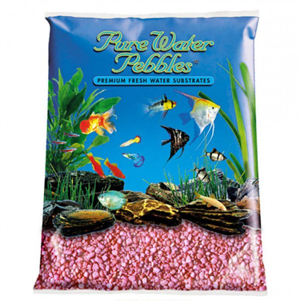 Pure Water Pebbles Aquarium Gravel-Neon Pink