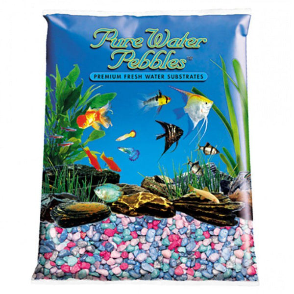 Pure Water Pebbles Aquarium Gravel-Rainbow Frost