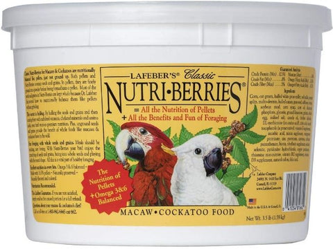 Lafeber Classic Nutri-Berries Macaw & Cockatoo Food