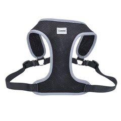 Coastal Pet Comfort Soft Reflective Wrap Adjustable Dog Harness-Black