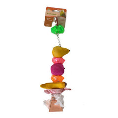 Penn Plax Bird Life Fruit-Kabob Wood Treat Toy for Parrots