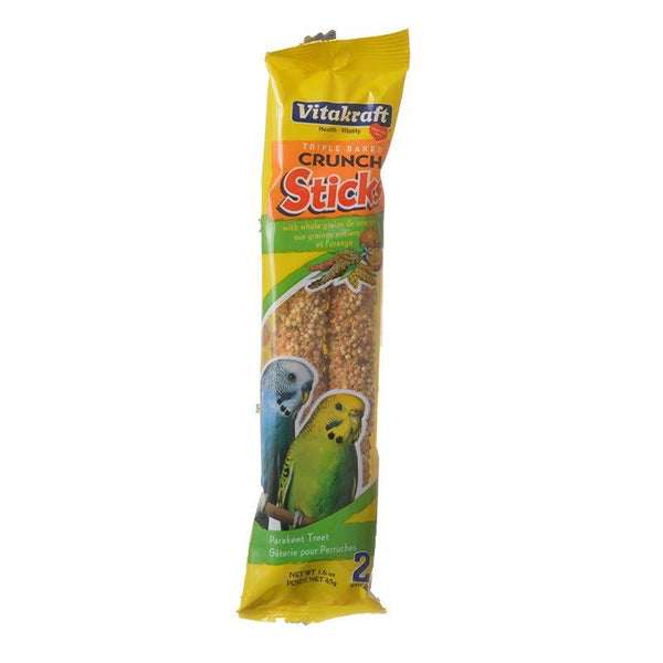 Vitakraft Crunch Sticks Parakeet Treat-Orange & Apricot Flavor