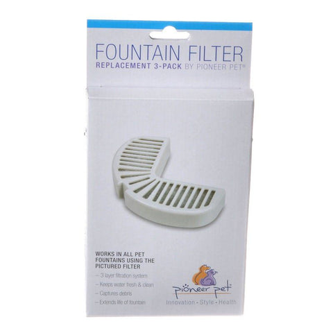 Pioneer Replacement Filters for Stainless Steel and Ceramic Fountains