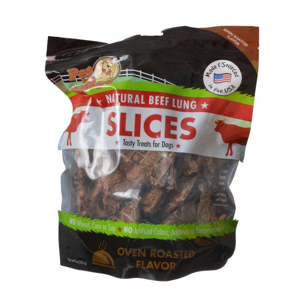 Pet 'n Shape Natural Beef Lung Slices Dog Treats