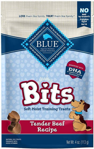 Blue Buffalo Blue Bits Soft-Moist Training Treats Tender Beef Recipe