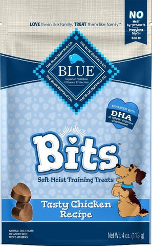 Blue Buffalo Blue Bits Soft-Moist Training Treats-Tasty Chicken Recipe