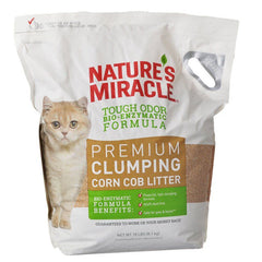 Nature's Miracle Tough Odor Bio-Enzymatic Formula Premium Clumping Corn Cob Litter