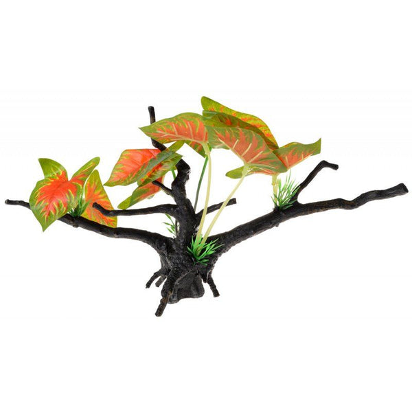 Penn Plax Driftwood Plant-Green & Red-Wide