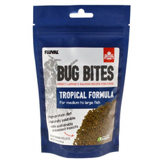 Fluval Bug Bites Tropical Formula Granules for Medium-Large Fish