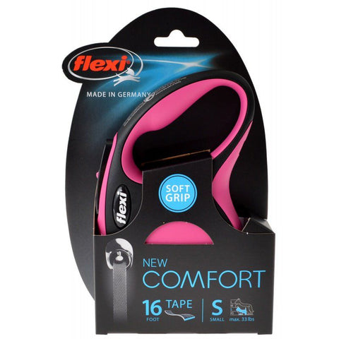 Flexi New Comfort Retractable Tape Leash-Pink