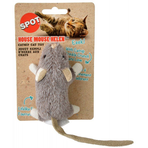 Spot House Mouse Helen Catnip Toy-Assorted Colors