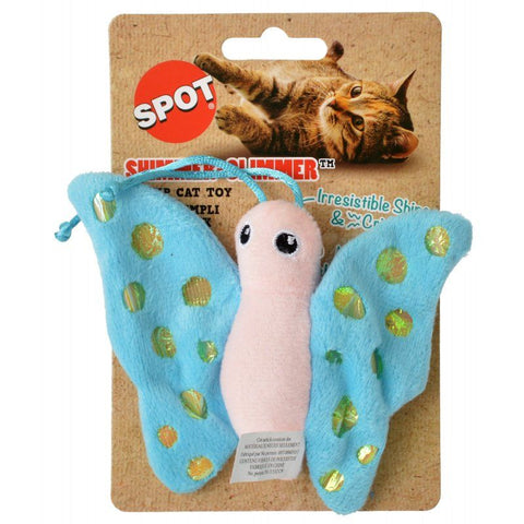 Spot Shimmer Glimmer Butterfly Catnip Toy-Assorted Colors