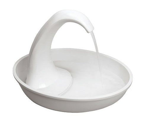 Pioneer Pet Swan Drinking Fountain-Plastic