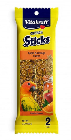 Vitakraft Crunch Sticks Apple & Orange Conure Treats