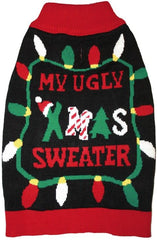 Fashion Pet Black Ugly XMAS Dog Sweater