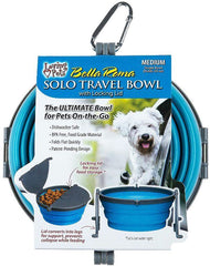 Loving Pets Bella Roma Blue Travel Bowl