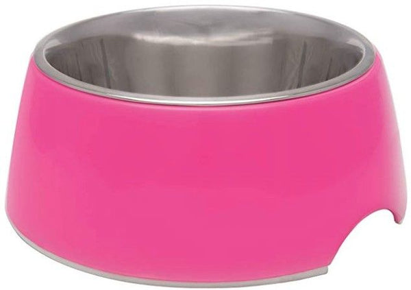 Loving Pets Hot Pink Retro Bowl