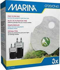 Marina Canister Filter Replacement Fine Filter Pad for CF20/CF40