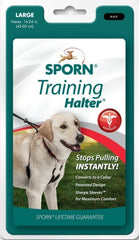 Sporn Original Training Halter for Dogs-Black