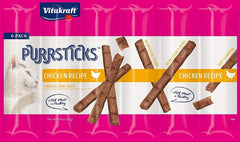 Vitakraft PurrSticks Chicken Treats for Cats