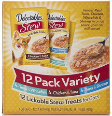 Hartz Delectables Stew Lickable Treat for Cats-Variety Pack