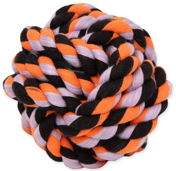 Mammoth Cottonblend Monkey Fist Ball Flossy Dog Toy 3.75